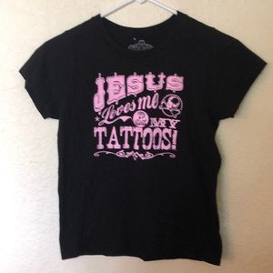 Jesus loves me and my tattoos